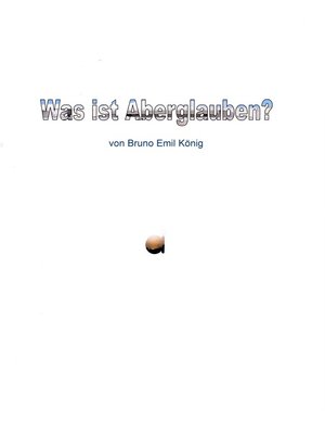 cover image of Was ist Aberglauben?